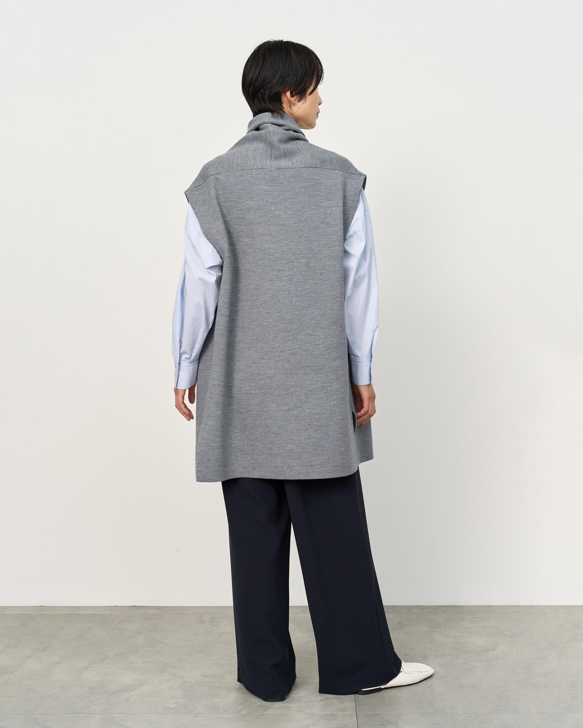 ウール混ニットジレ - SOÉJU online store｜上質な大人の女性のための