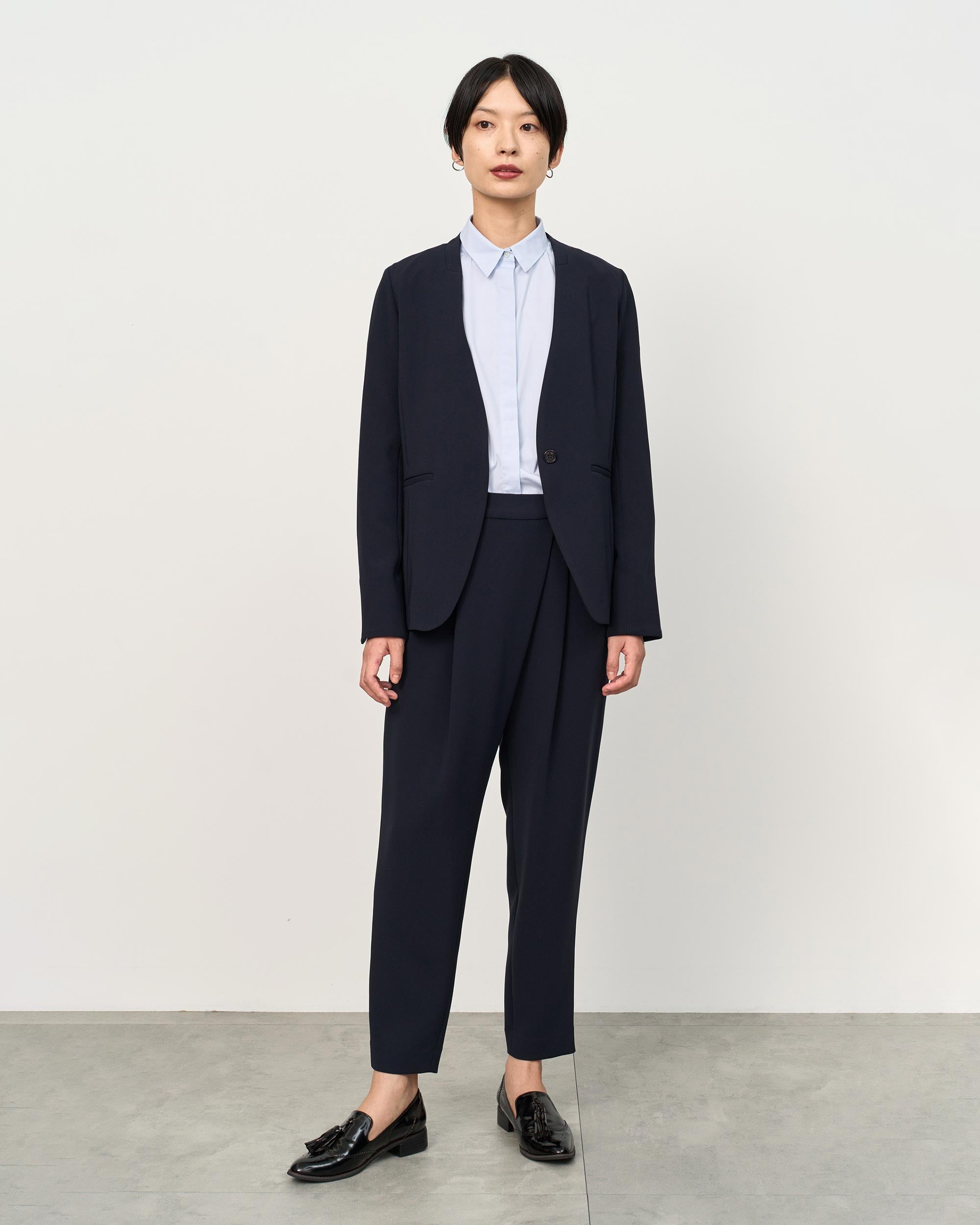 ノーカラージャケット - SOÉJU online store｜上質な大人の女性のため