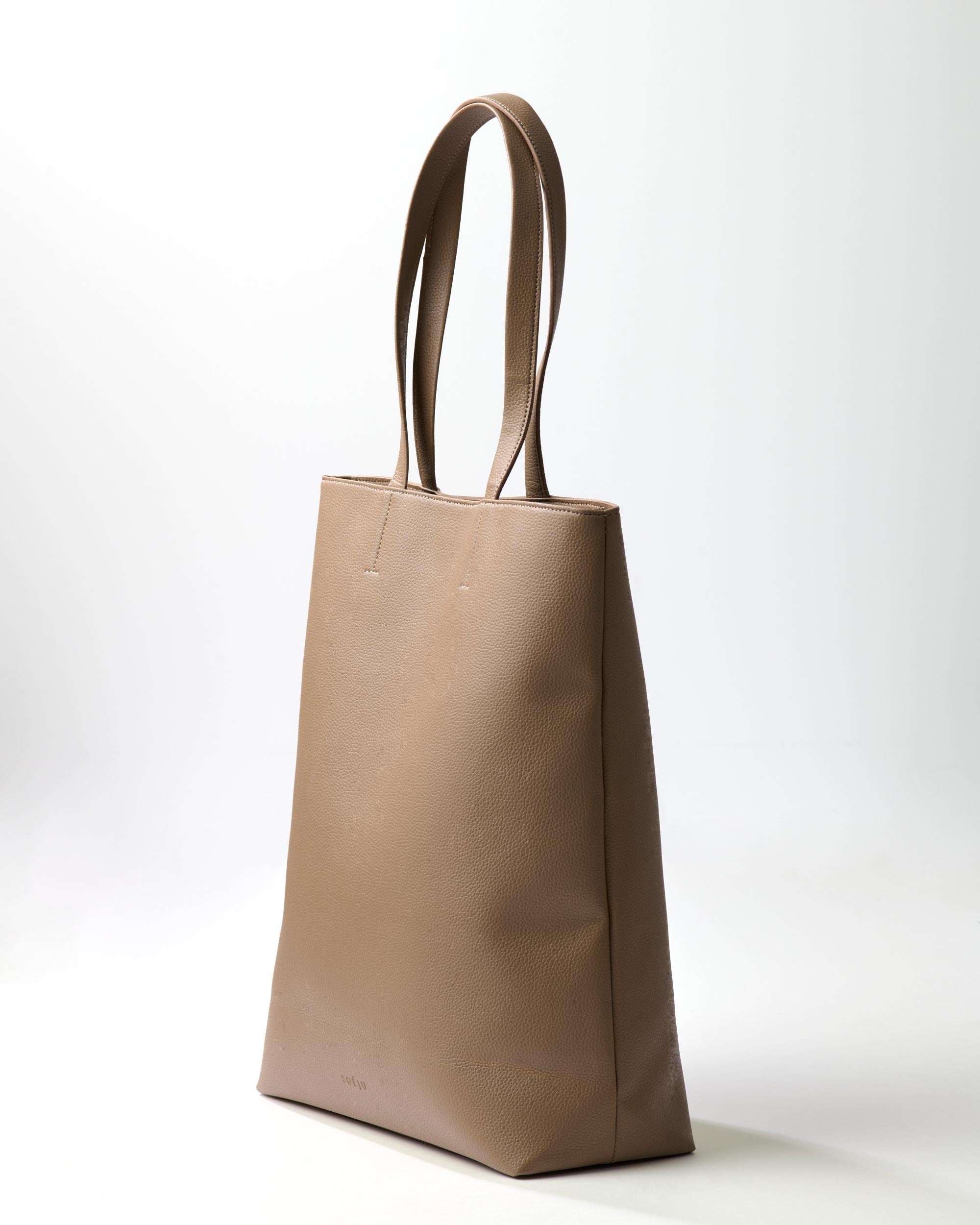 ヴィーガンレザレットマチ付きトートバッグ - SOÉJU online store