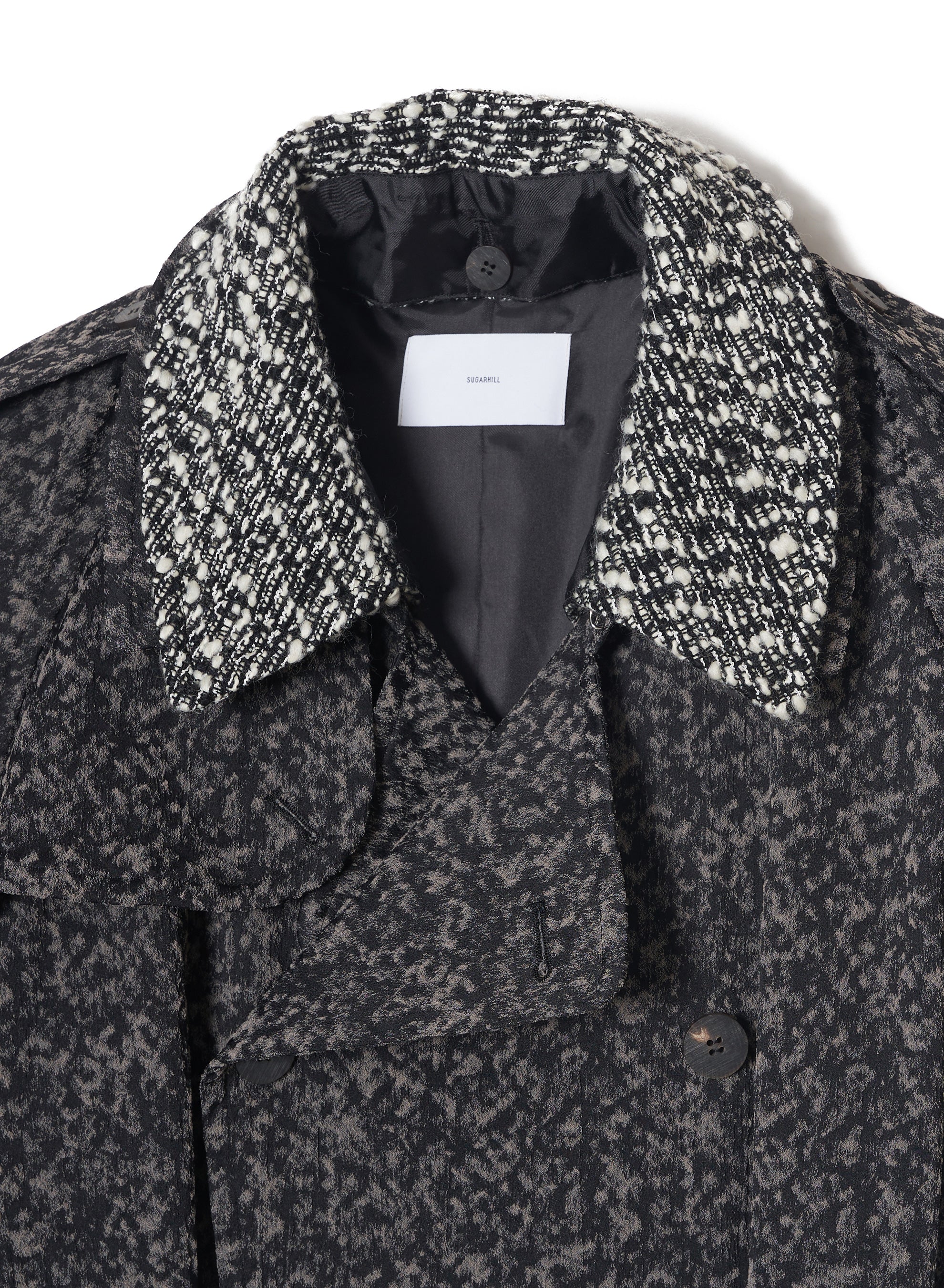URETHANE JACQUARD TRENCH COAT – SUGARHILL TOKYO