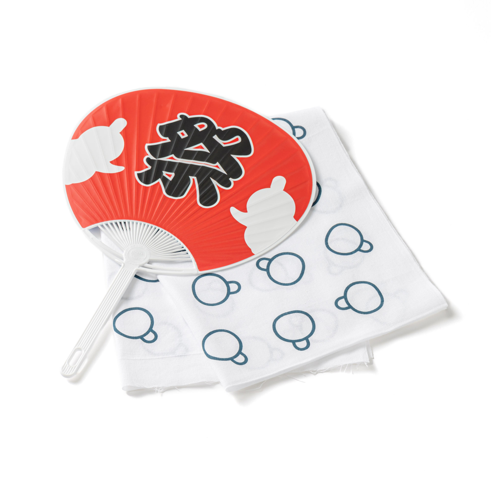 手ぬぐい・うちわセット | LOVOT ウェブストア