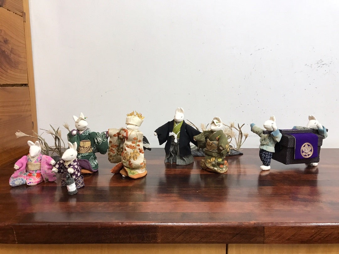 ちりめん細工 狐の嫁入り | 呂藝のブログ