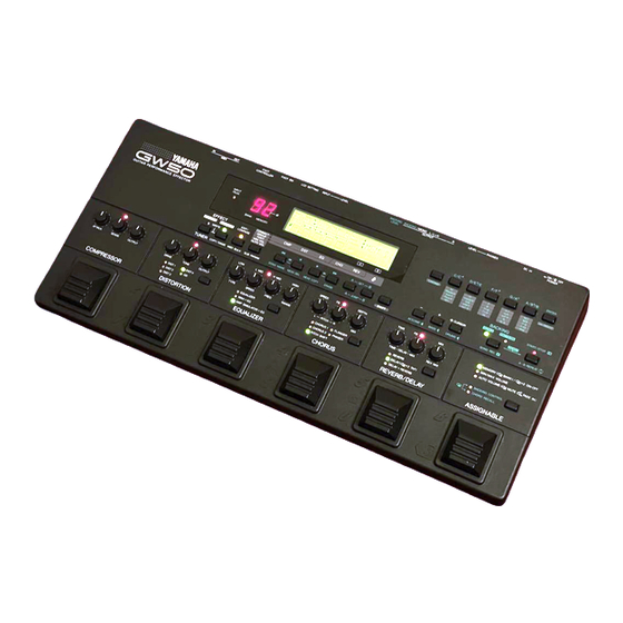 YAMAHA GW50 OWNER'S MANUAL Pdf Download | ManualsLib