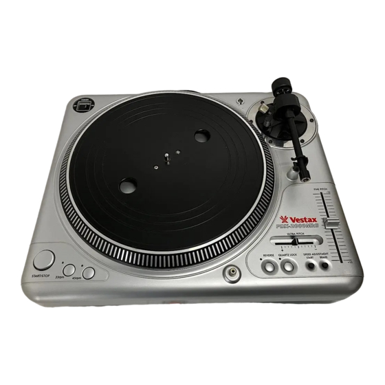 VESTAX PDX-2000MKII, PDX-2000MKII PRO OWNER'S MANUAL Pdf Download