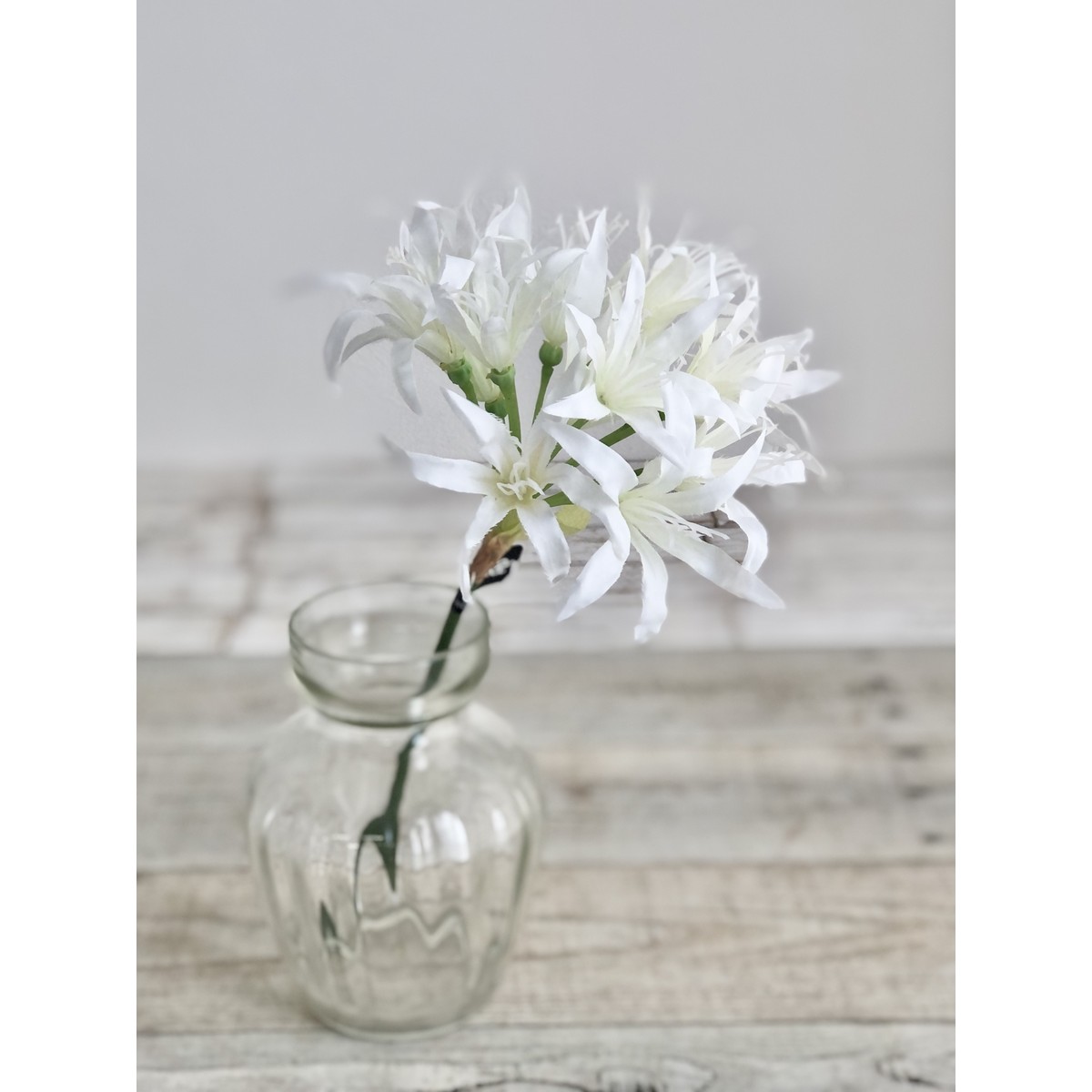 造花】アスカ/ネリネリリィ ホワイト/A-32379-1 - 花材通販はなどんや