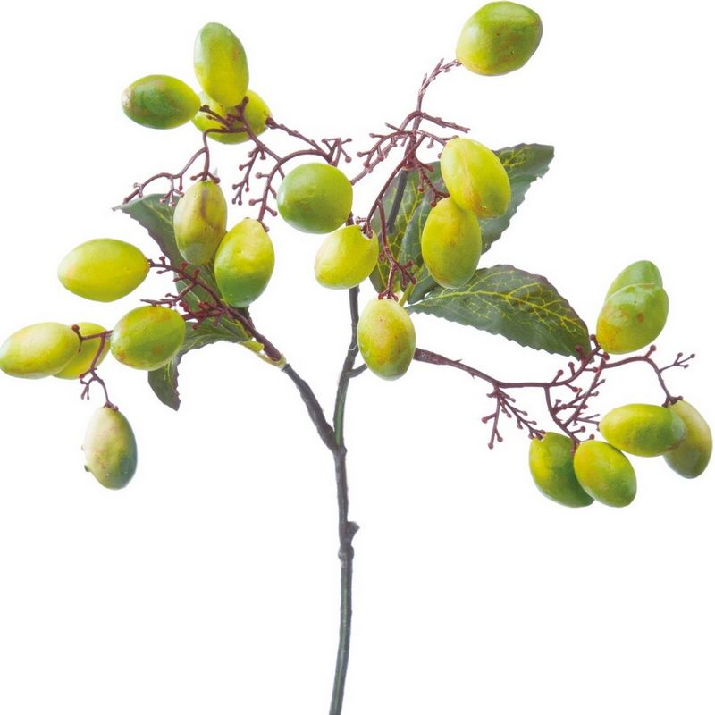 造花】YDM/オリーブブランチ グリーン/FG-4826-GR - 花材通販はなどん