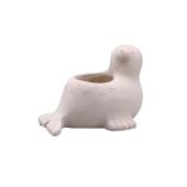 DELLKI/プラヤポット アザラシ L-GY/KL60GY - 花材通販はなどんやアソシエ