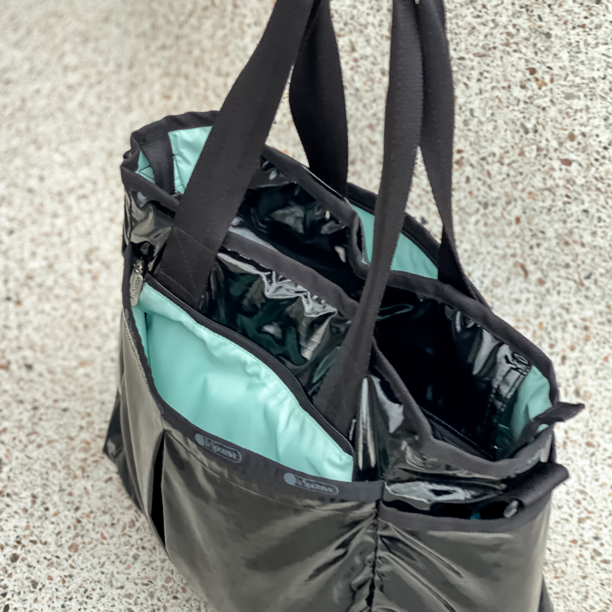 レスポートサック✕ひとりっぷ ライアントラベルトート ブラック