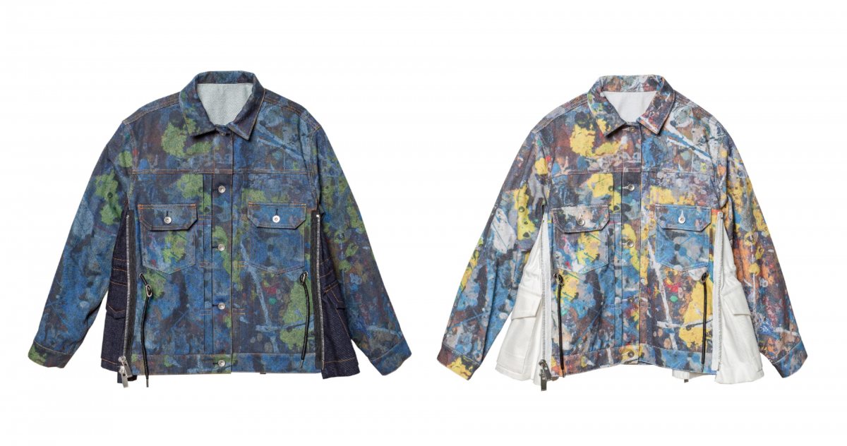 ポロックのペイントが服に！ サカイ × ジャクソン ポロック スタジオの