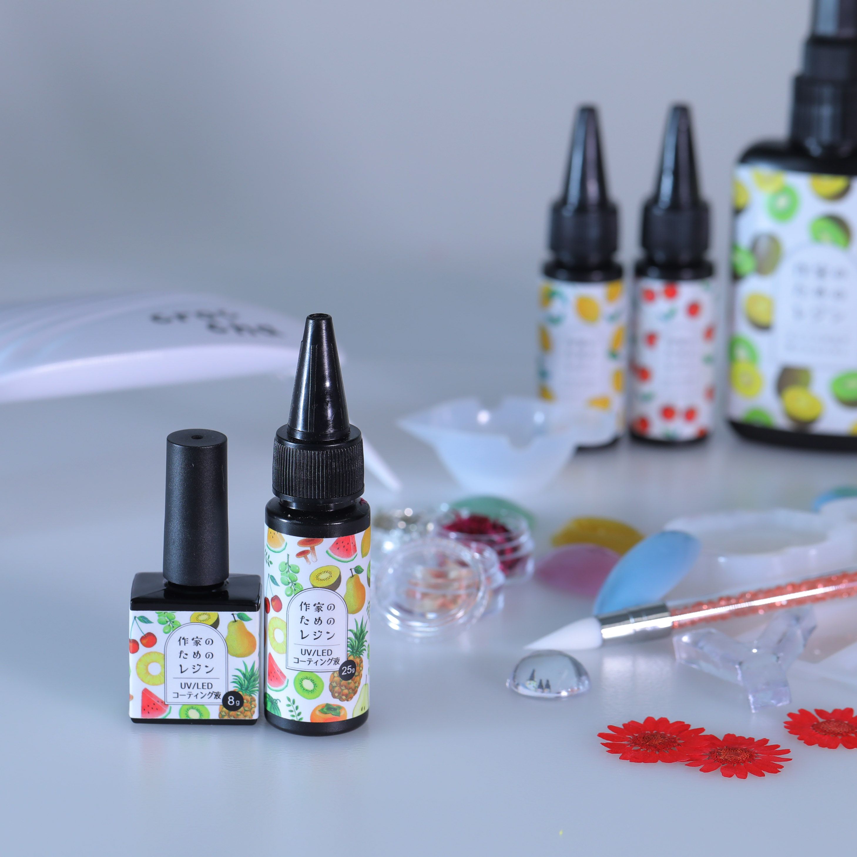 作家のためのレジン 「 UV/LEDコーティング液 25g 」1本 | クロッチャ