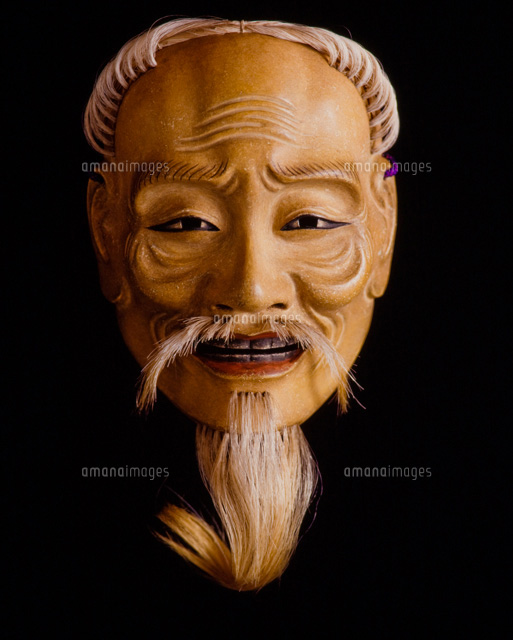 能面 笑尉（わらいじょう）[22806000109]の写真・イラスト素材｜アマナ