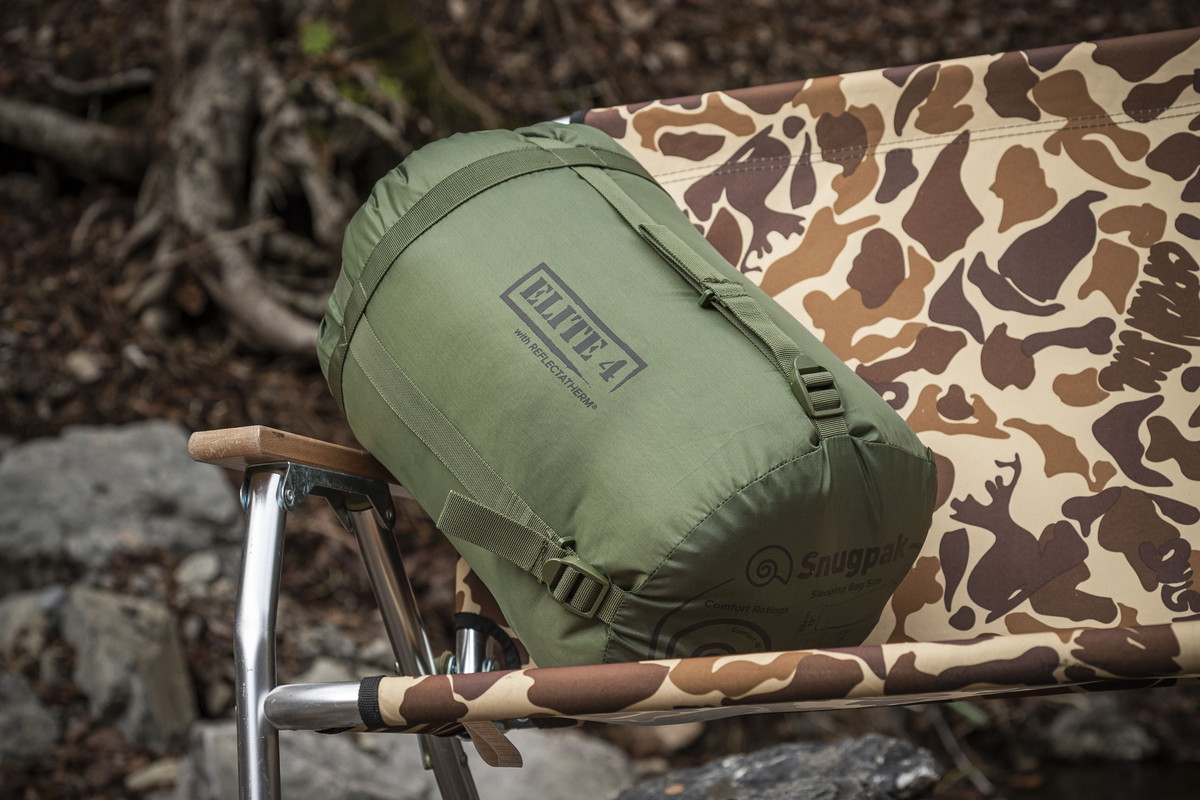 ミリタリー感満点のSnugpak「SOFTIE ELITE 4」で冬キャンプでも暖か