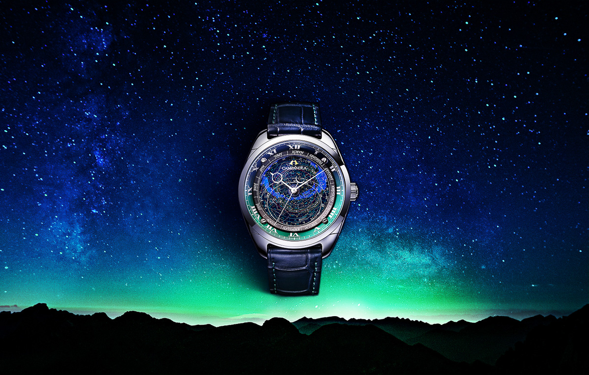 薄明の星空が腕元で動く！シチズン「カンパノラ」コスモサイン20周年