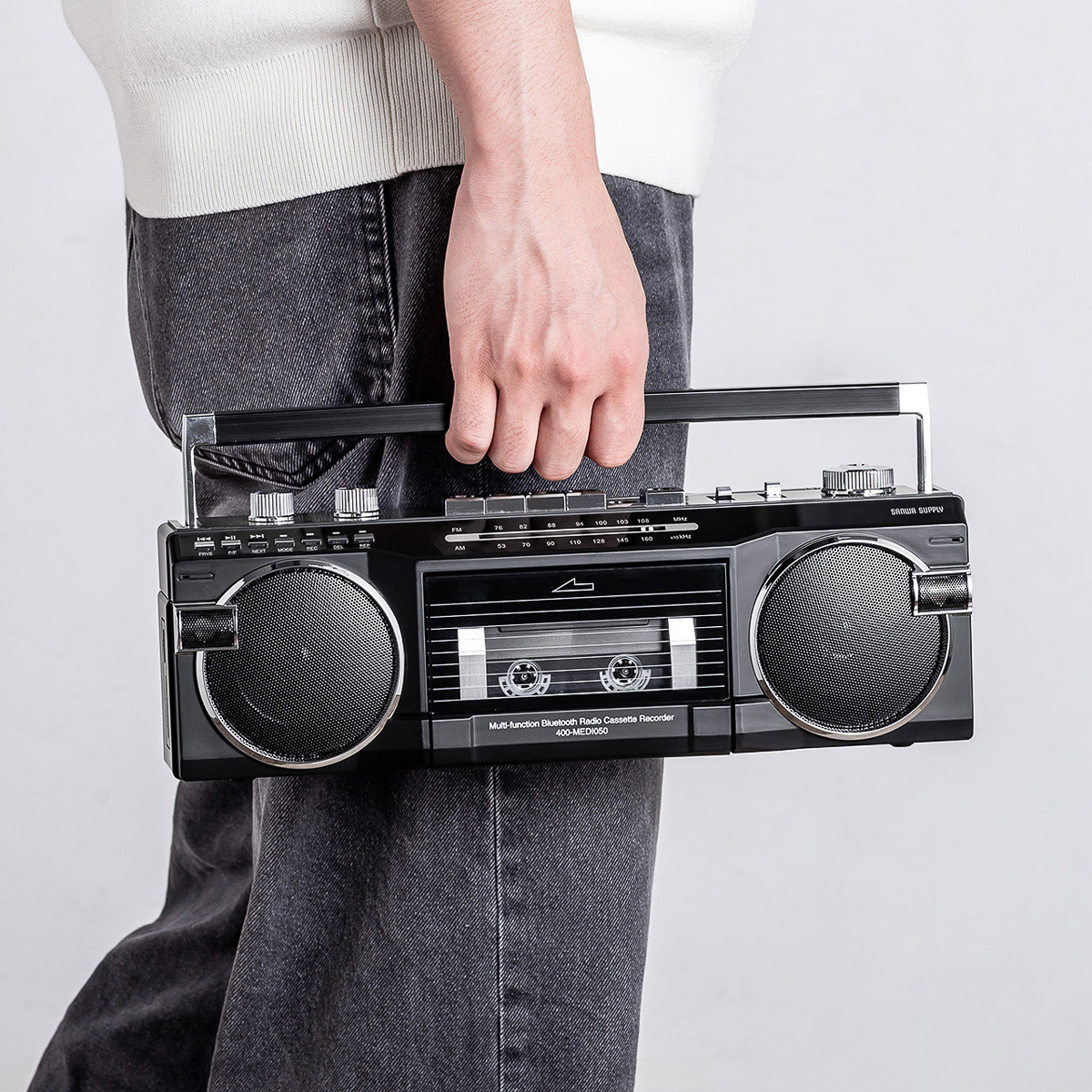 80年代のデザインがツボ！Bluetoothスピーカーとしても使える多機能