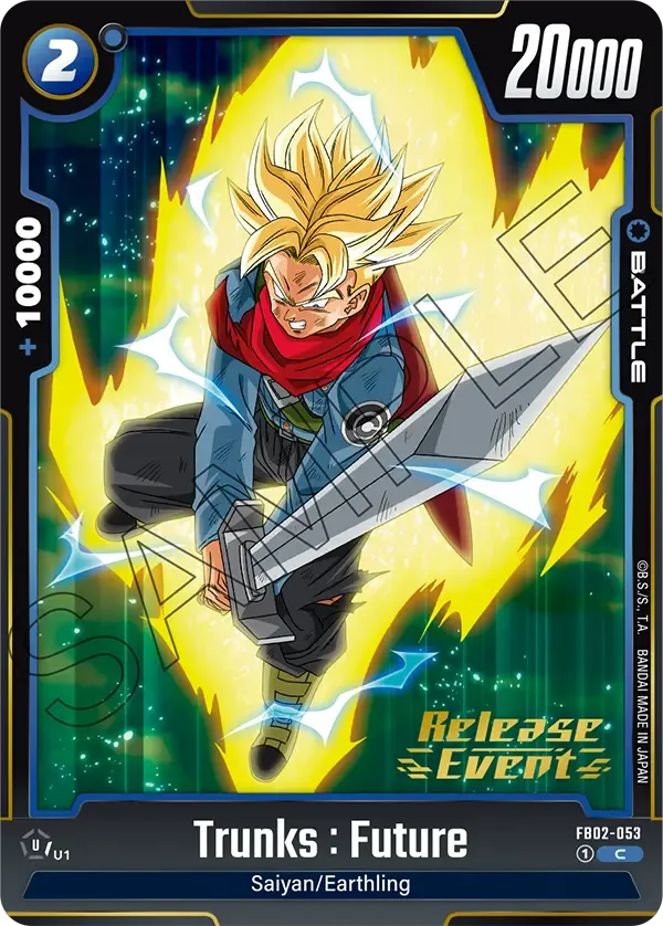 FB02-053 Trunks : Future Dragon Ball Super Card Game Fusion World