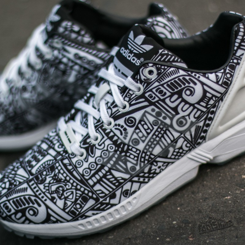 Men's shoes adidas Zx Flux Ftw White/ Ftw White/ Core Black