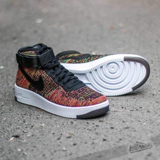 Men's shoes Nike Air Force 1 Ultra Flyknit MID Black/ Bright