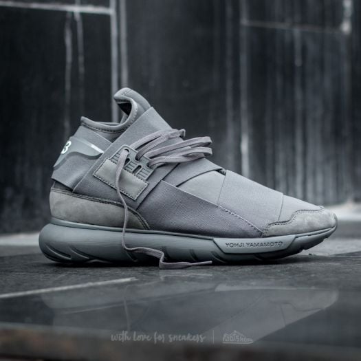 Men's shoes Y-3 Qasa High Vista Grey/ Vista Grey/ Vista Grey