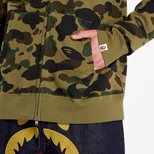 Hoodies and sweatshirts A BATHING APE 1St Camo 2Nd Shark Full Zip