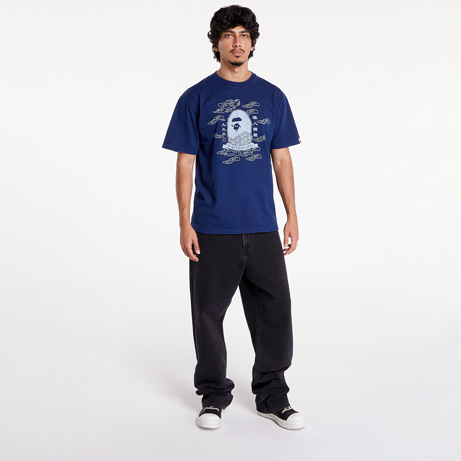 T-shirts A BATHING APE 31St Anniversary Japan Ape Head Tee Indigo