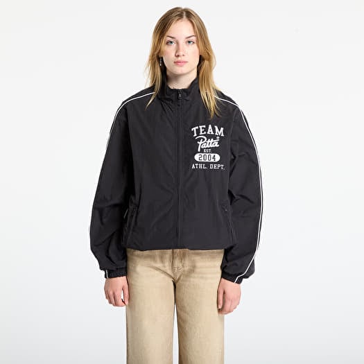 Jackets Patta Athletic Nylon Track Jacket UNISEX Black (POC-AW25
