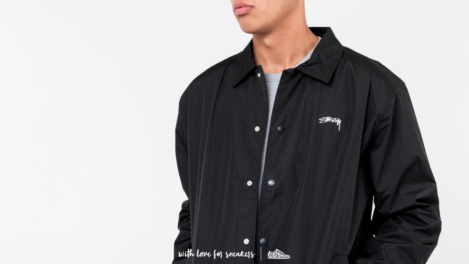Jackets Stüssy Cruize Coach Jacket Black (115394 black) | Footshop