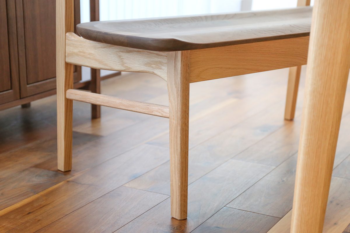 ibata直営 Sign サイン 背付ベンチ｜CHAIR｜飛騨の家具/国産家具/無垢