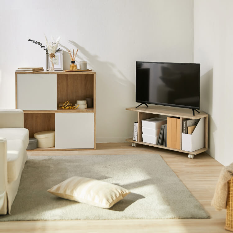 テレビボード キャスター付きコンパクトTV台 | 【公式】LOWYA(ロウヤ