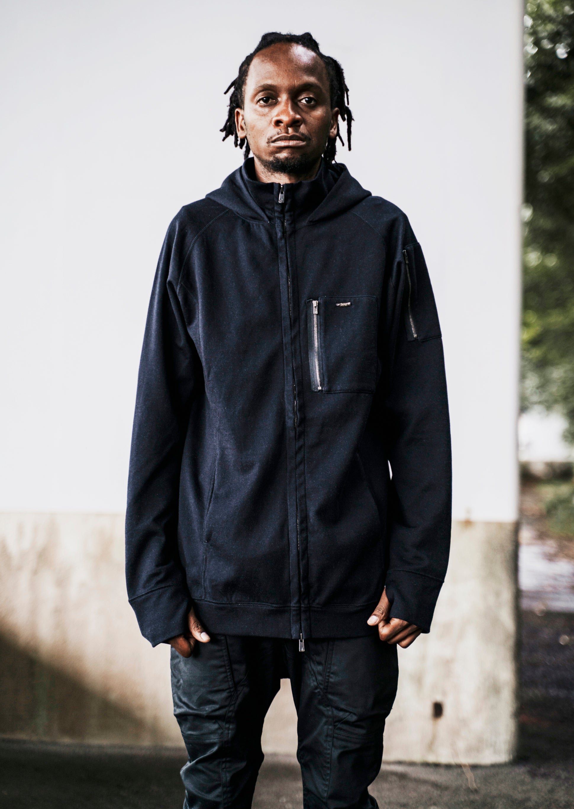 手ぶら生活を快適に】オーガニックコットン×ストレッチ×撥水アノラック