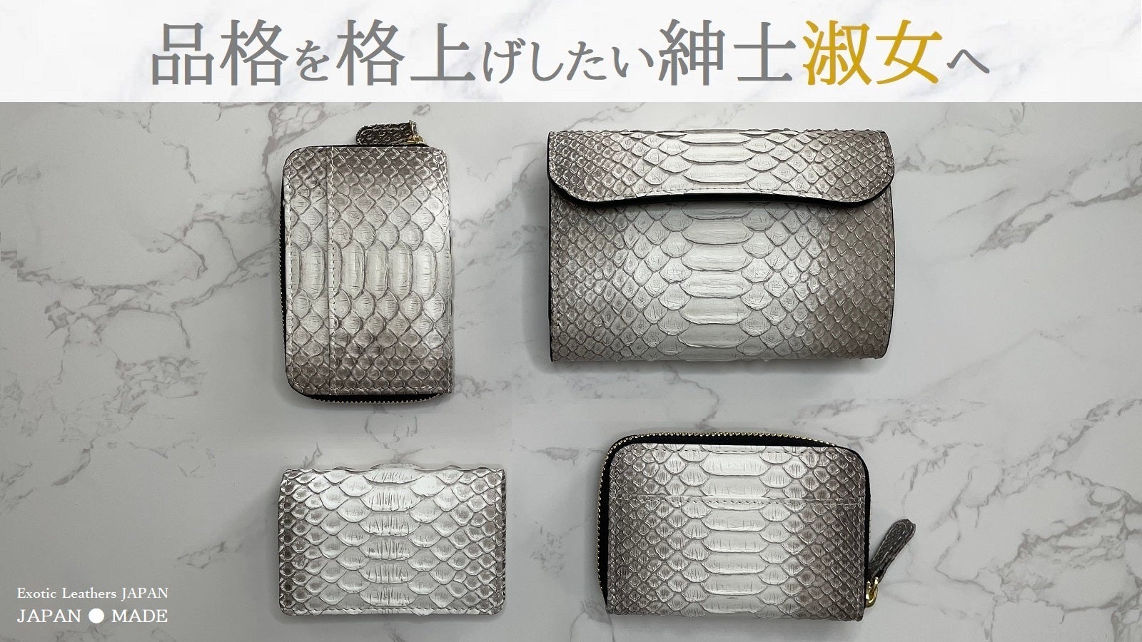 当社初】ヒマラヤパイソン-ウォレットシリーズ-2025年巳年に向けて