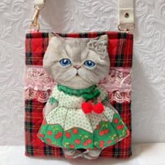 BIGルミちゃんふわふわサコシュ コヤンイサムチョン チェックキルト