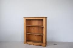 英国アンティーク木製ブックシェルフ/本棚/食器棚/飾り棚/ラック91-182