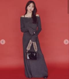 COCO DEAL レースディティールオフショルニットワンピース - メルカリ