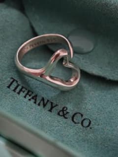 7号 ティファニー オープンハート リング シルバー 925 - メルカリ