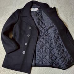 美品✨ Schott ピーコート 740 裏地キルティング 中綿 ブラック 38