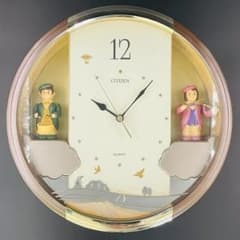 からくり時計 タイニーワールド・デュエット 4MH639 リズム時計【動作