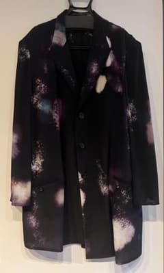 ヨウジヤマモト プールオム 25ss カラースキームプリントシルク