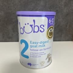 Bubs（バブズ）A2 ヤギミルク ゴートミルク ステップ2（6〜12カ月