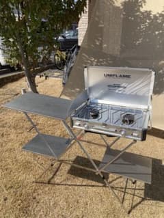 UNIFLAMEのツインバーナーUS-1900、キッチンスタンドⅡ セット - メルカリ