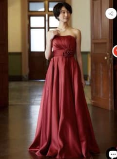 ツィードドレス tweed ファインフェザー ドレス赤fine feathers - メルカリ