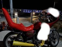 CB250T CB400T ホーク バブ 3段シート 赤エナメル 55cm 角タ - メルカリ