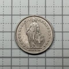スイス 1フラン 1981年 白銅貨 古銭 硬貨 貨幣 - メルカリ