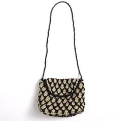 Maria La Rosa イタリア製 ニット チェーンショルダーバッグ - メルカリ