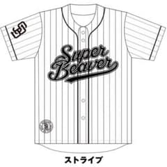 SUPER BEAVER 20周年ベースボールシャツ ストライプ XLサイズ - メルカリ