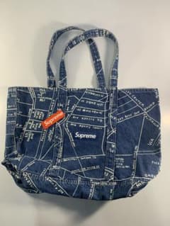 Supreme 19ss Gonz Map Denim Tote Bag - メルカリ