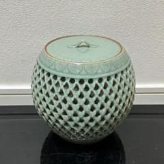 高麗青磁透水指 茶道具懐石鵬雲斎坐忘斎淡々斎即中斎棗茶杓水屋茶碗釜