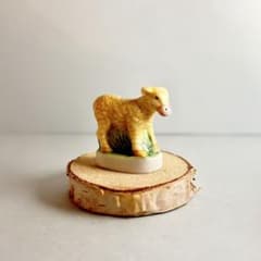 ヒツジのフェーブ フェーヴ 陶器 置物 ミニチュア フランス製 - メルカリ