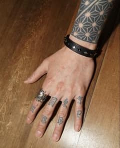 ワコマリア ウルフズヘッド WRIST BAND 15mm ( M ) - メルカリ