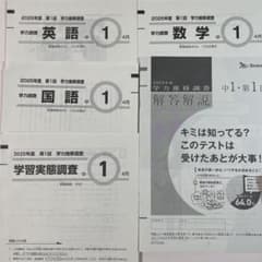 2025年度 学力推進調査 中1第1回 - メルカリ