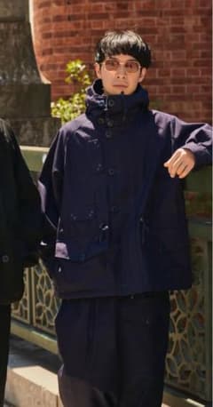 メ*イ様 griffin hartland ロイヤルネイビー ベンタイルパーカ - メルカリ